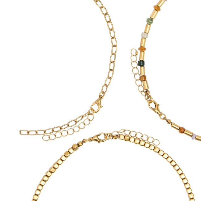 Фото ракурс 4 - Женское разноцветное ожерелье Parfois артикул 241011 _HM FW2025