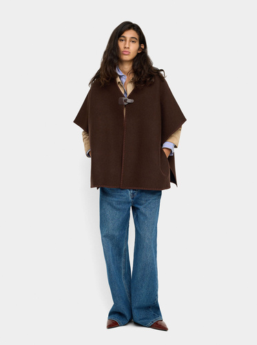 Фото ракурс 1 - Жіноче коричневe пончо Parfois артикул 239737 _BN FW2025