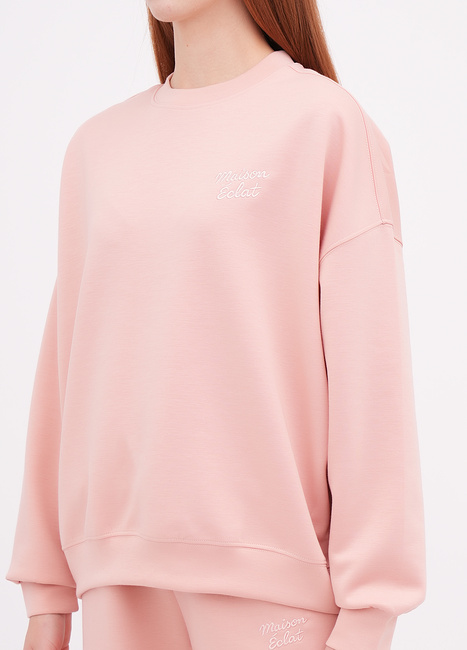 Жіночий рожевий світшот EQUILIBRI артикул W291 045 100 Pink FW2025 Фото ракурс 3 - Жіночий рожевий світшот EQUILIBRI артикул W291 045 100 Pink FW2025