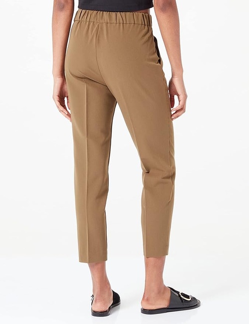 Жіночі коричневі штани Sisley артикул 4KVXL5CM7 062 25A Фото ракурс 2 - Жіночі коричневі штани Sisley артикул 4KVXL5CM7 062 25A