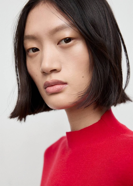 Женский красный джемпер Mango артикул 17007802 70 1 season Фото ракурс 4 - Женский красный джемпер Mango артикул 17007802 70 1 season