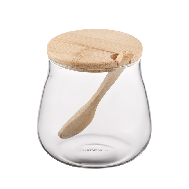 Фото ракурс 3 - Прозора банка для зберігання Ardesto артикул AR1350BHB No color FW2025