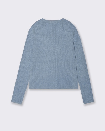 Фото ракурс 2 - Жіночий синій джемпер Piazza Italia артикул 57947 Denim FW2025