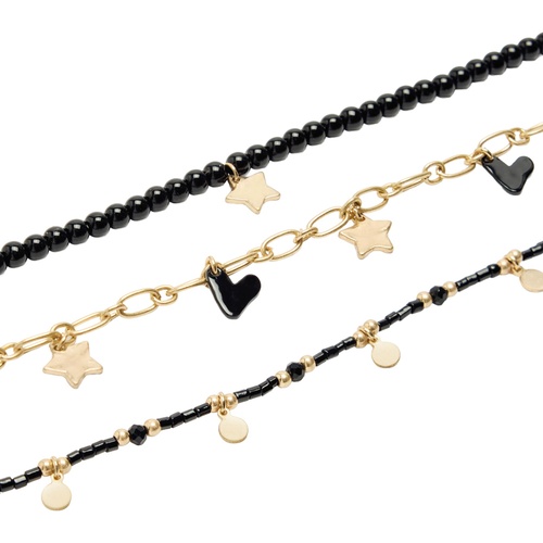 Фото ракурс 2 - Жіноче золото-чорнe намисто Parfois артикул 239038 _BK FW2025