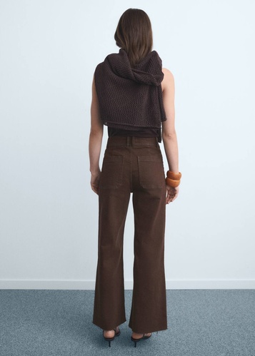 Фото ракурс 2 - Жіночі коричневі джинси Mango артикул 17096349 32 1 season