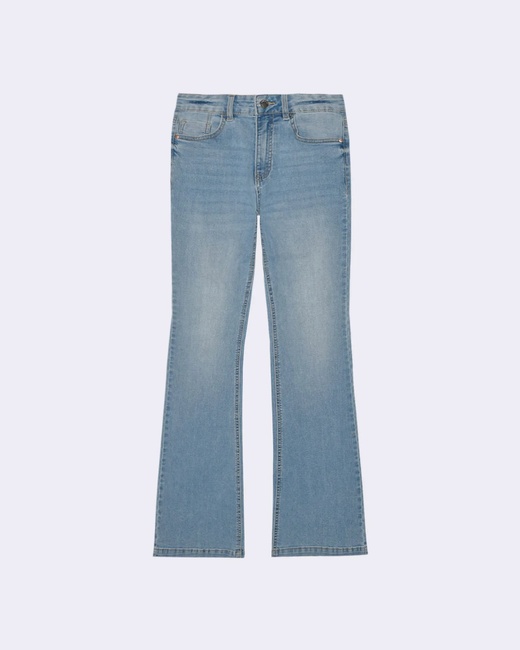 Фото ракурс 4 - Женские синие джинсы Piazza Italia артикул 33586 light denim SS2025