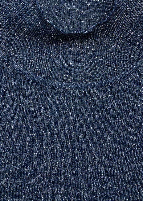 Жіночий синій топ Mango артикул 77089055 57 7 season Фото ракурс 5 - Жіночий синій топ Mango артикул 77089055 57 7 season