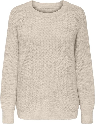 Фото ракурс 1 - Женский серый джемпер Only артикул 15360936 Whitecap Gray FW2025