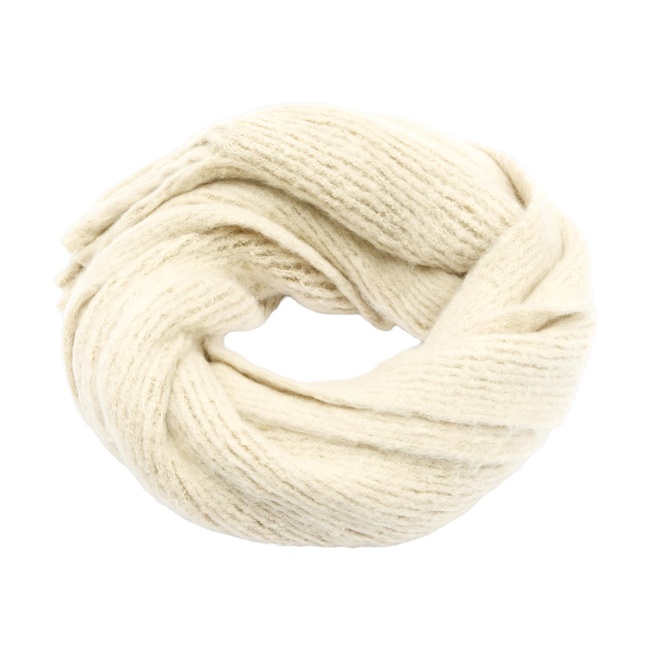 Фото ракурс 2 - Жіночий молочний шарф Parfois артикул 242080 _EC FW2025