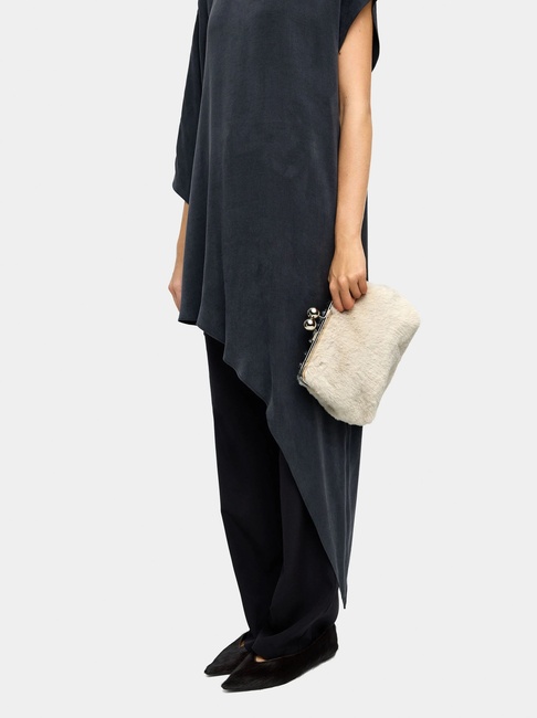 Фото ракурс 5 - Жіноча молочна сумка Parfois артикул 241096 _EC FW2025