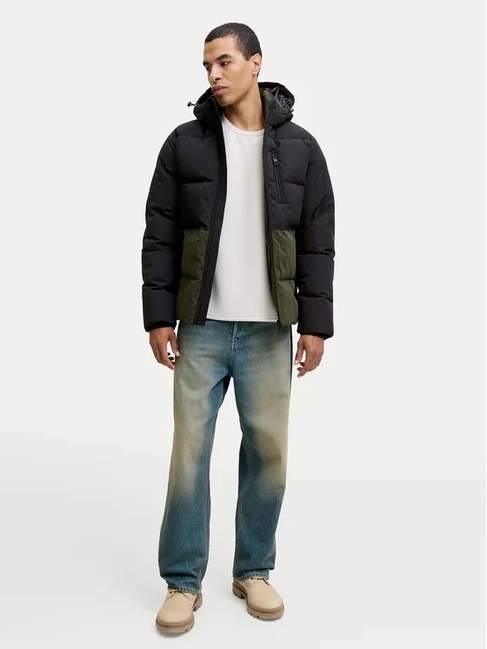 Фото ракурс 4 - Мужская хаки куртка Jack & Jones артикул 12278792 Rosin FW2025