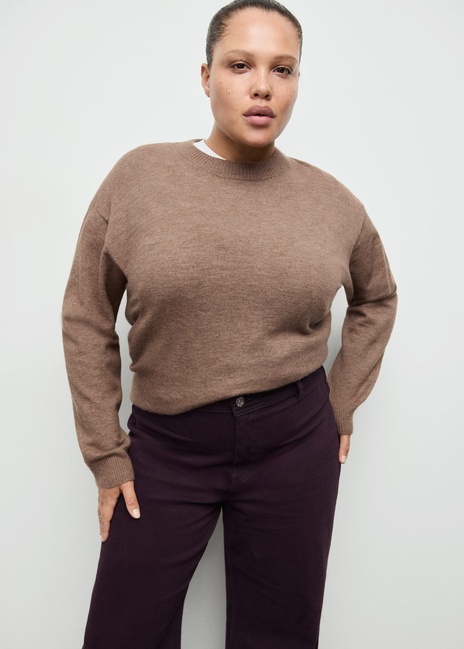 Фото ракурс 7 - Женские бордовые джинсы Mango артикул 27011245 77 2 season