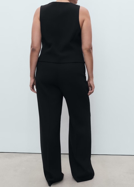 Жіночі чорні брюки Mango артикул 17024119 99 1 season Фото ракурс 5 - Жіночі чорні брюки Mango артикул 17024119 99 1 season