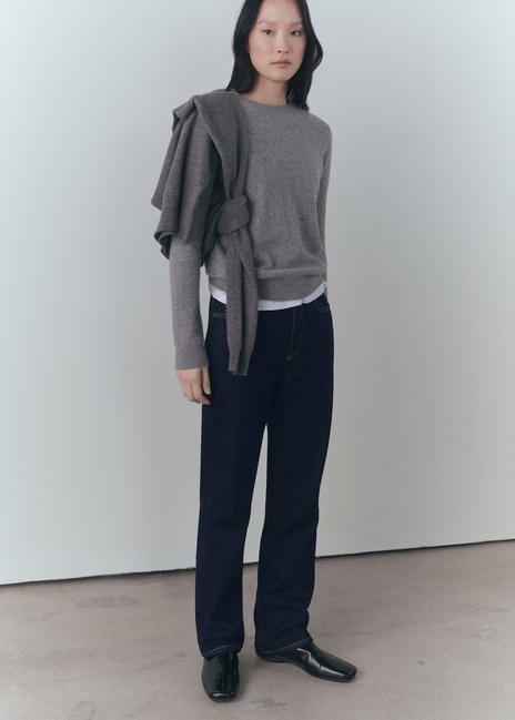 Фото ракурс 3 - Жіночі сині джинси Mango артикул 77029077 TS 8 season