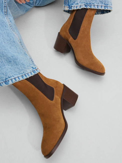 Фото ракурс 5 - Жіночі коричневі черевики Parfois артикул 224083 _CA FW2024