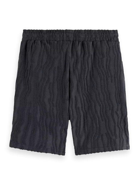 Чоловічі чорні шорти SCOTCH & SODA артикул 180343 001 SS2025 Фото ракурс 2 - Чоловічі чорні шорти SCOTCH & SODA артикул 180343 001 SS2025