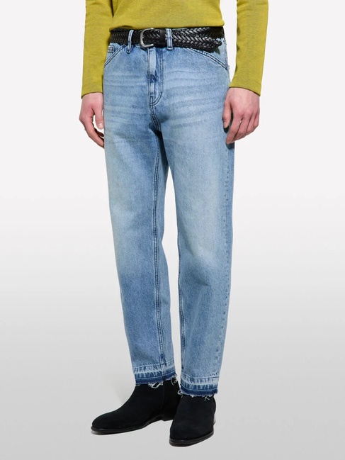 Чоловічі сині джинси Sisley артикул 4YRZSE02Q 902 25P Фото ракурс 1 - Чоловічі сині джинси Sisley артикул 4YRZSE02Q 902 25P