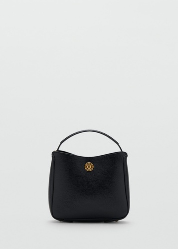 Фото ракурс 2 - Женская черная сумка Mango артикул 27071197 99 2 season