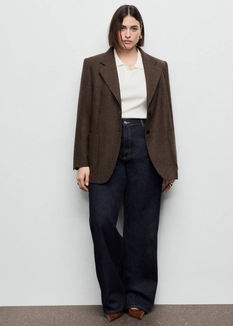 Фото ракурс 5 - Женские синие джинсы Mango артикул 27011204 TS 2 season