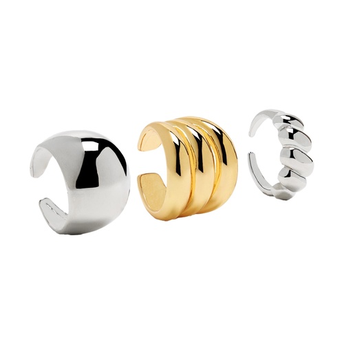 Фото ракурс 2 - Жіночий золото-срібний набір Parfois артикул 239637 _MM FW2025