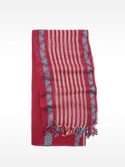 Жіночий бордовий шарф Parfois артикул 234332 _BU FW2025 Фото ракурс 1 - Жіночий бордовий шарф Parfois артикул 234332 _BU FW2025