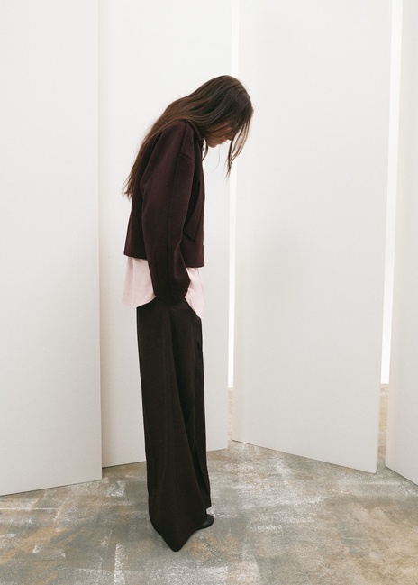 Женский бордовый жакет Mango артикул 27012541 76 2 season Фото ракурс 5 - Женский бордовый жакет Mango артикул 27012541 76 2 season