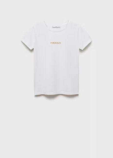Жіноча біла футболка Mango артикул 17081238 01 1 season Фото ракурс 3 - Жіноча біла футболка Mango артикул 17081238 01 1 season