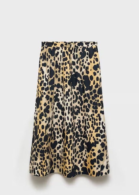 Женская черная юбка Mango артикул 17063326 99 1 season Фото ракурс 3 - Женская черная юбка Mango артикул 17063326 99 1 season