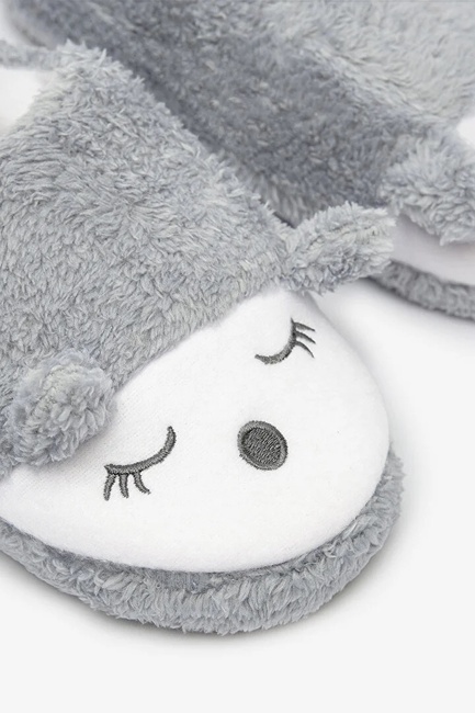 Женские серые тапочки Penti артикул PN38V4LQ24SK BE81 24FW Фото ракурс 4 - Женские серые тапочки Penti артикул PN38V4LQ24SK BE81 24FW