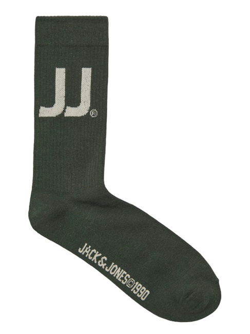 Фото ракурс 4 - Мужские разноцветные носки Jack & Jones артикул 12280291 BUTTERCREAM FW2025