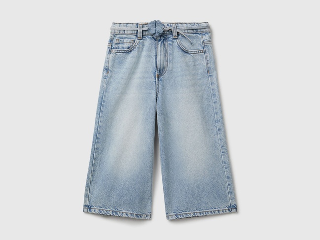 Фото ракурс 1 - Сині джинси для дівчаток Benetton артикул 4R76CF04U.G 901 25A