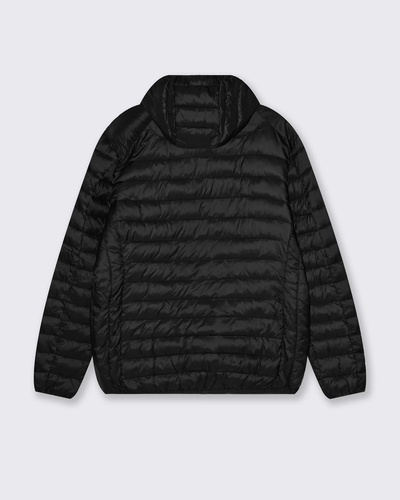 Фото ракурс 2 - Мужская черная куртка Piazza Italia артикул 65607 Black FW2025