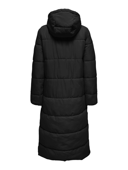 Фото ракурс 4 - Женское чёрное пальто Only  артикул 15322001 Black FW2024