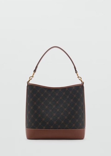 Фото ракурс 2 - Жіноча коричнева сумка Mango артикул 17012926 30 1 season