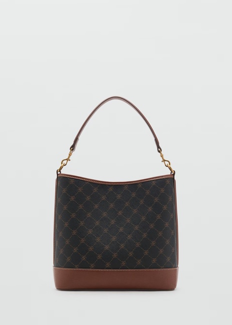 Женская коричневая сумка Mango артикул 17012926 30 1 season Фото ракурс 2 - Женская коричневая сумка Mango артикул 17012926 30 1 season