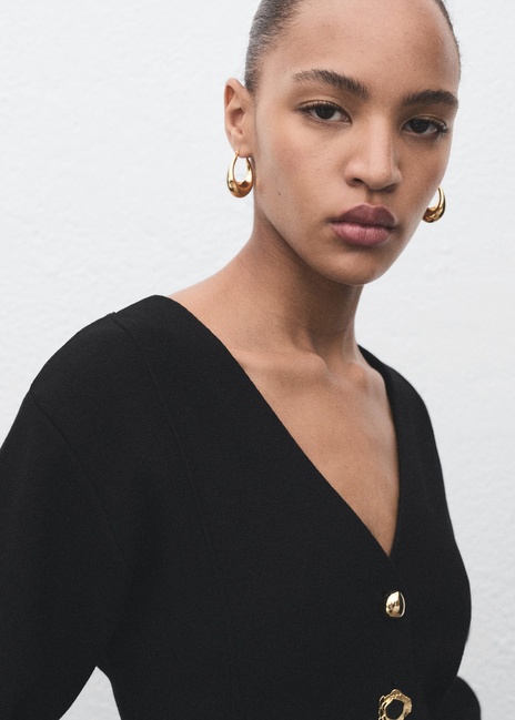 Фото ракурс 4 - Жіночий чорний жакет Mango артикул 17064139 99 1 season