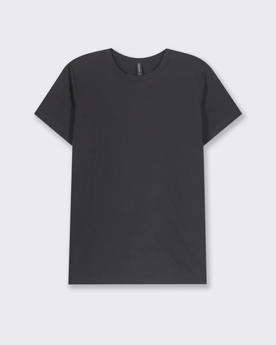 Фото ракурс 1 - Жіноча чорна футболка Piazza Italia артикул 62225 Black SS2026