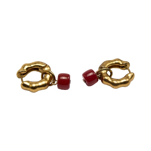 Фото ракурс 2 - Жіночі бордові сережки Parfois артикул 227032 _BU FW2025