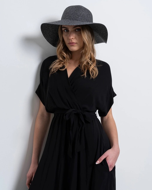 Фото ракурс 2 - Жіноча чорна сукня Piazza Italia артикул 50897 Black SS2025
