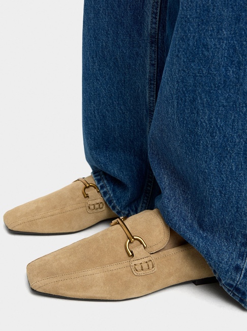 Фото ракурс 4 - Жіночі бежеві туфлі Parfois артикул 238055 _BG FW2025