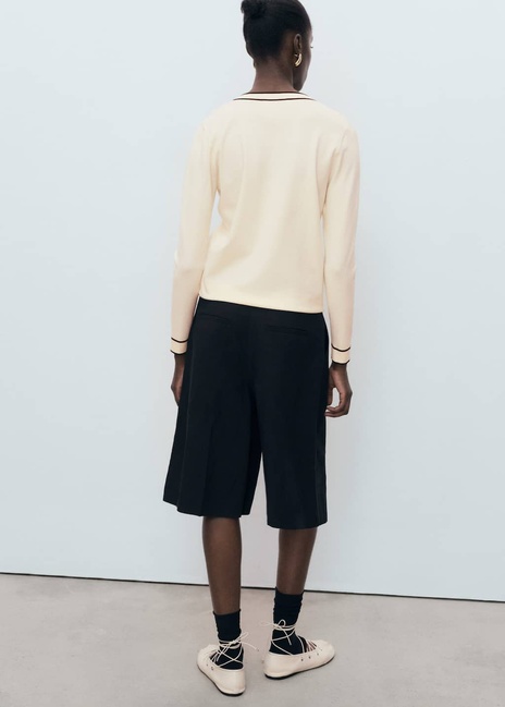 Фото ракурс 2 - Женский молочный джемпер Mango артикул 17064779 05 1 season