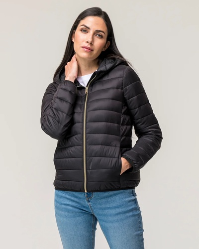 Фото ракурс 1 - Женская черная куртка Piazza Italia артикул 57935 Black FW2025