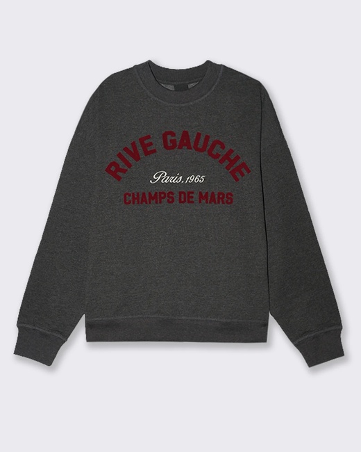 Жіночий сірий світшот Piazza Italia артикул 62687 Antracite melange FW2025 Фото ракурс 3 - Жіночий сірий світшот Piazza Italia артикул 62687 Antracite melange FW2025