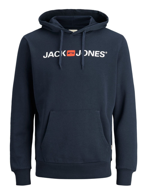 Фото ракурс 7 - Чоловіче синє худі Jack & Jones артикул 12137054 Navy Blazer FW2025