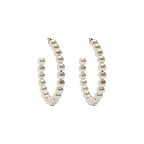 Фото ракурс 1 - Жіночі білі сережки Parfois артикул 239550 _PE FW2025