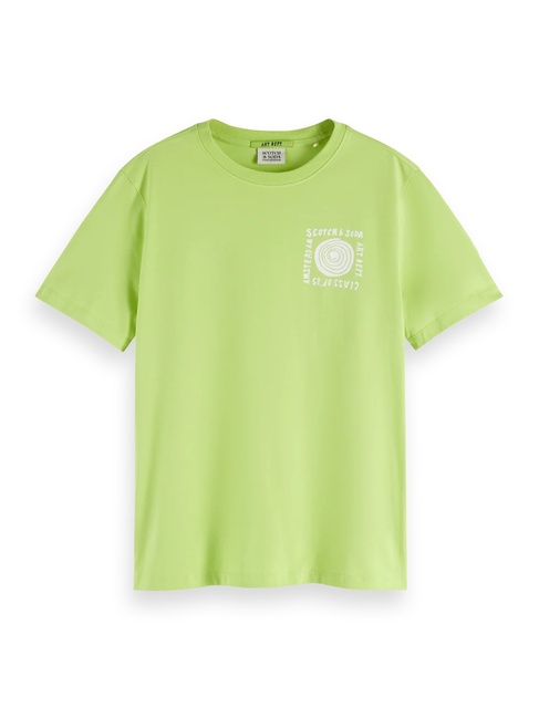 Фото ракурс 5 - Жіноча зелена футболка SCOTCH & SODA артикул U9A00816T U359 FW2025