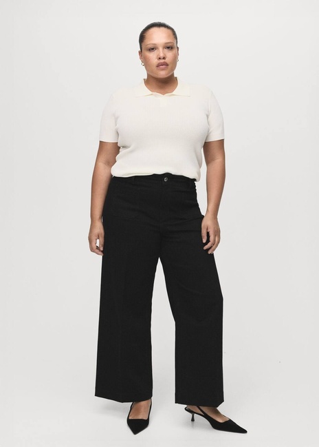 Жіночі чорні джинси Mango артикул 27021202 TN 2 season Фото ракурс 5 - Жіночі чорні джинси Mango артикул 27021202 TN 2 season