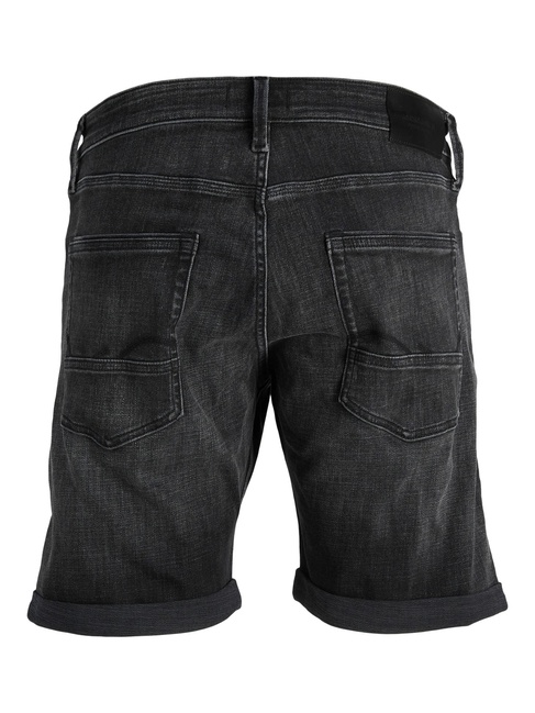 Фото ракурс 4 - Чоловічі чорні шорти Jack & Jones  артикул 12249098 black denim SS2024