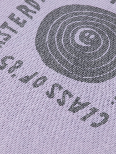 Фото ракурс 7 - Чоловіча фіолетова футболка SCOTCH & SODA артикул 181701 500 FW2025