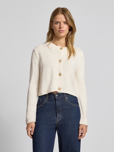 Фото ракурс 1 - Жіночий молочний кардиган Only артикул 15350465 birch FW2025